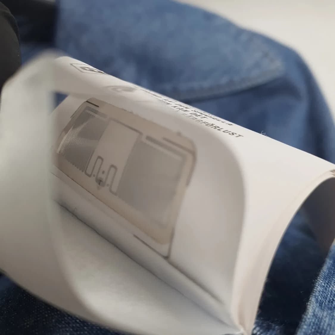 23ss 프라다 샴브레이 데님 반팔 셔츠 xxl 110 상품이미지5