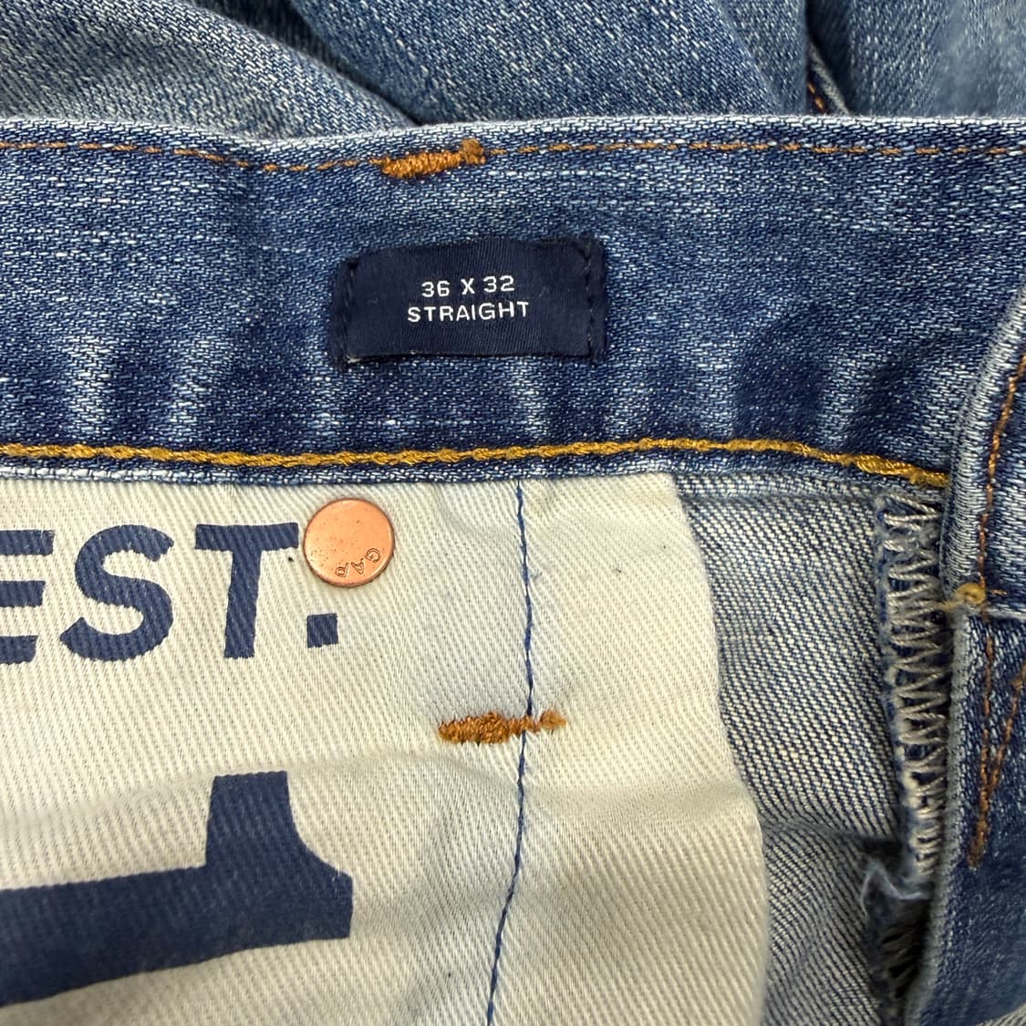 (36)갭 GAP 중청데님팬츠(빅사이즈) 상품이미지7