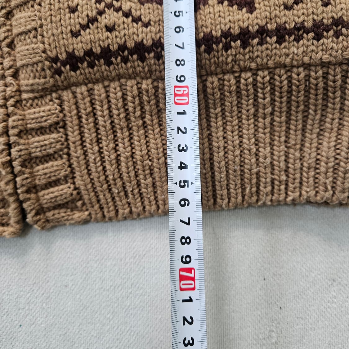 실측확인 빈티지 코위찬 니트 베스트0324Y 상품이미지6