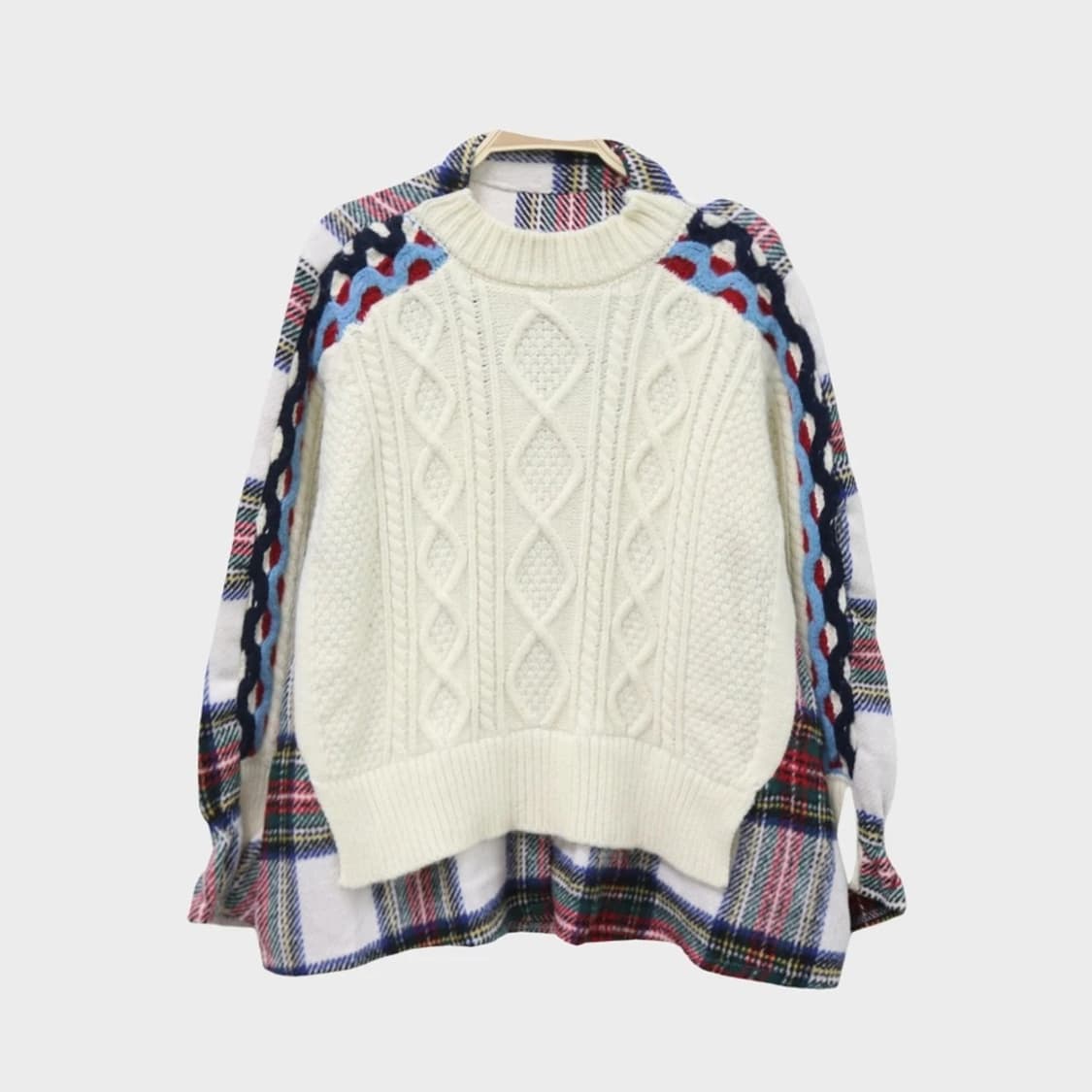 빈티지 레이어드 니트 상품이미지1