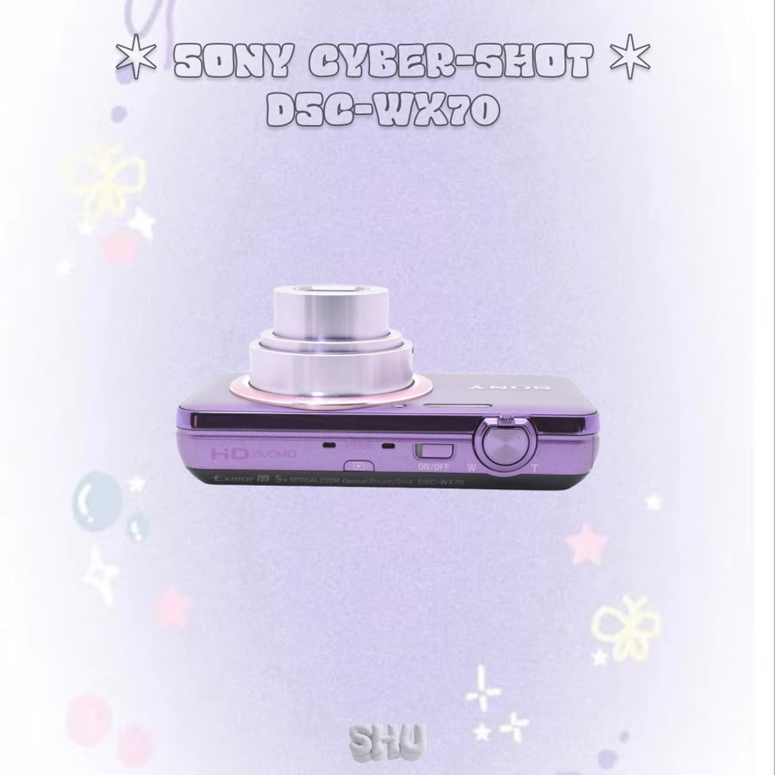 소니 사이버샷 DSC-WX70 빈티지 디카  퍼플 상품이미지9