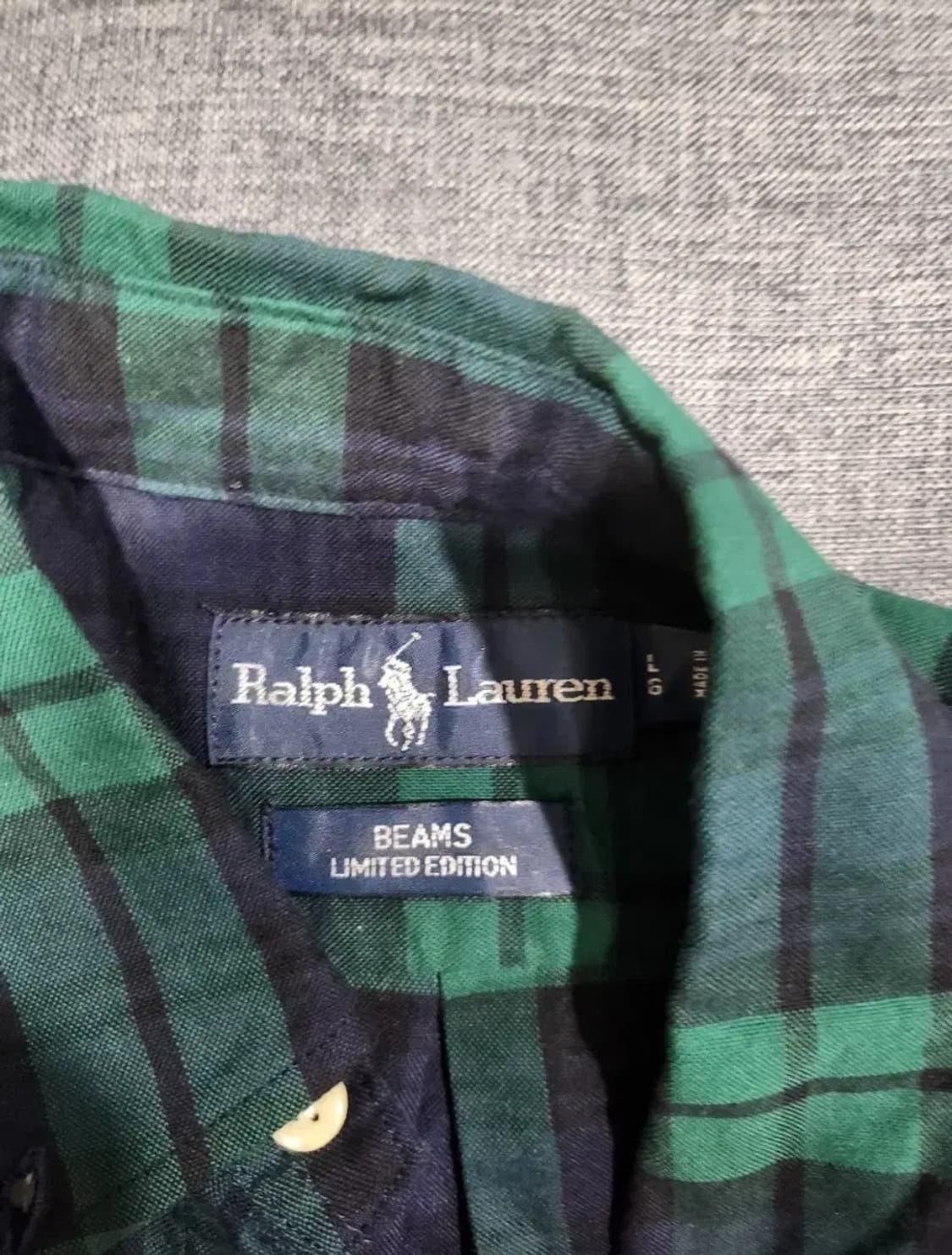 폴로 빔즈 타탄체크 셔츠  상품이미지3