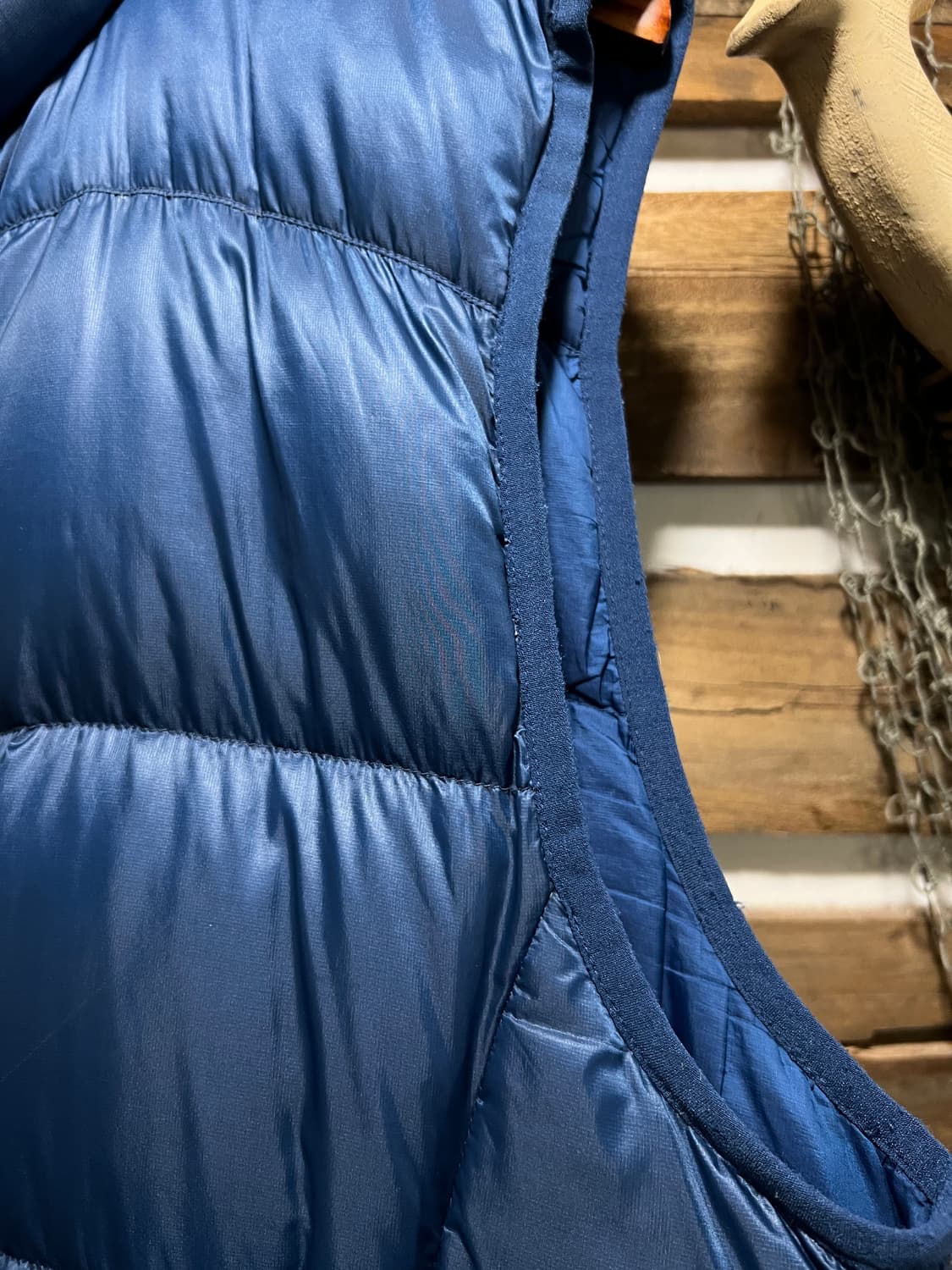 [XL]00's mont-bell 몽벨 PERTEX 패커블 다운 베스트 상품이미지3