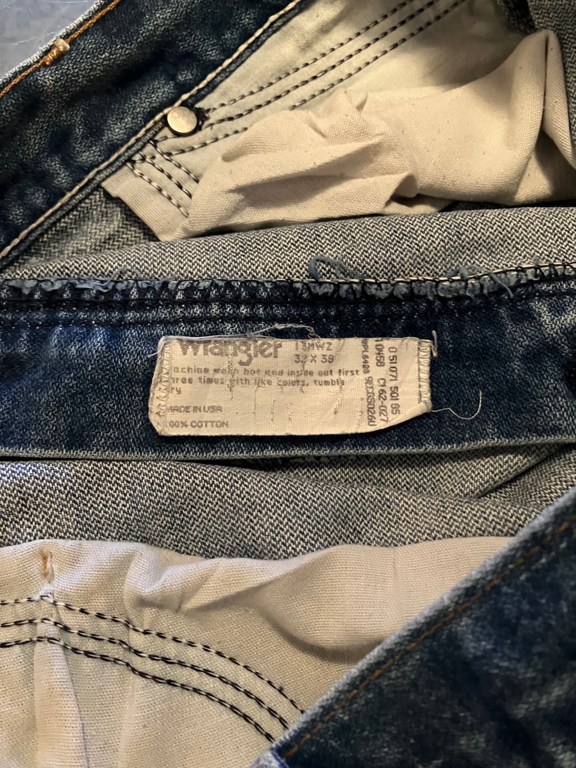 90s USA 빈티지 랭글러 데님 팬츠 상품이미지10