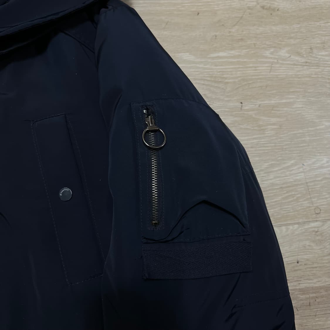 나인식스 뉴욕 여성 덕다운 후드 롱패딩 점퍼 [네이비] S/90(66) 상품이미지4