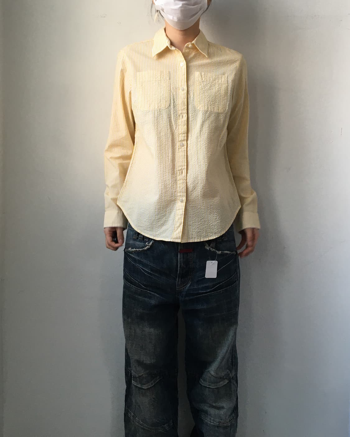 Ll bean stripe pattern shirt 상품이미지5