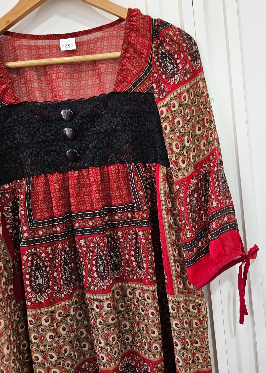 엑시즈팜(Axes femme) 보헤미안 페이즐리 쉬폰 원피스 상품이미지3