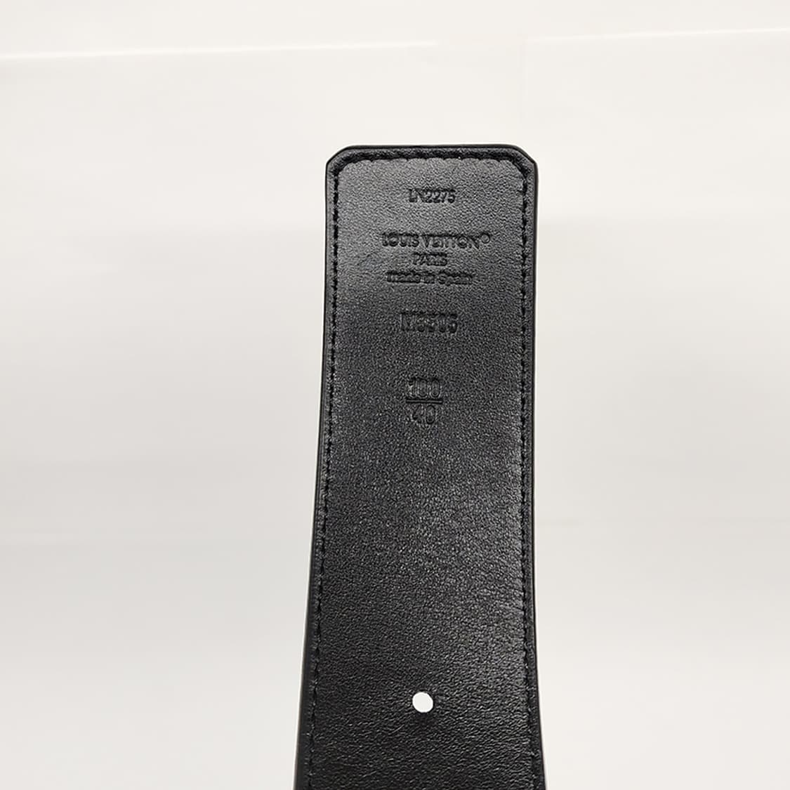 루이비통 M8505 LV옵틱 리버서블 남성 벨트 블랙 상품이미지6