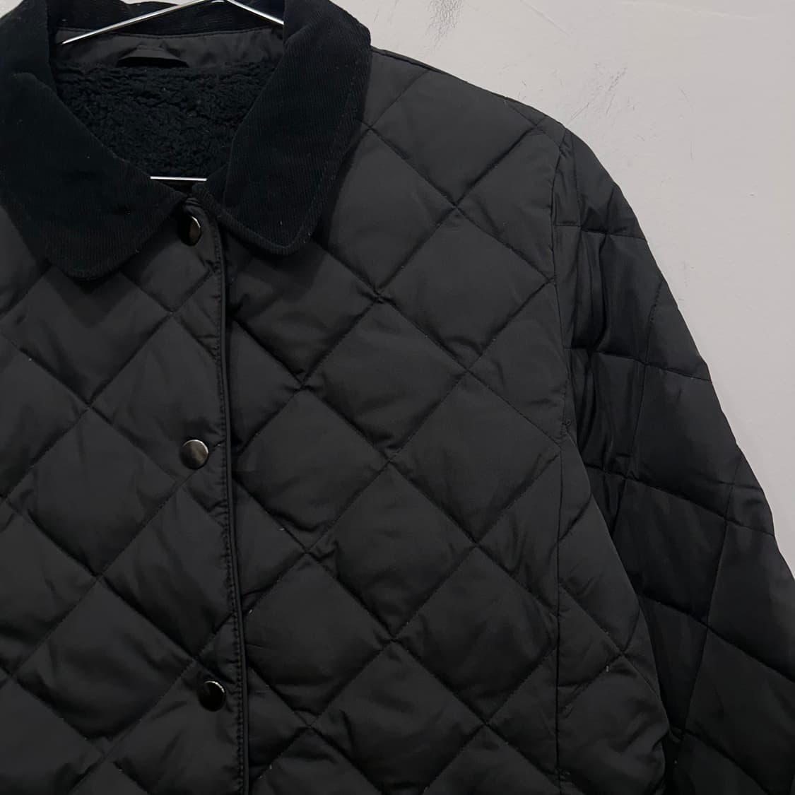 꼼드감므 덕다운 기모 골덴 카라 퀼팅 자켓 상품이미지1