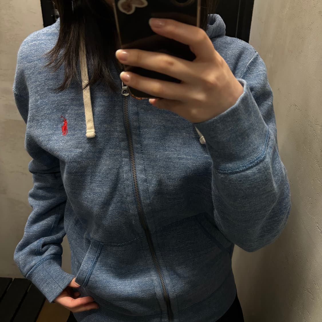 폴로 랄프 로렌 포니 자수 후드집업 상품이미지2