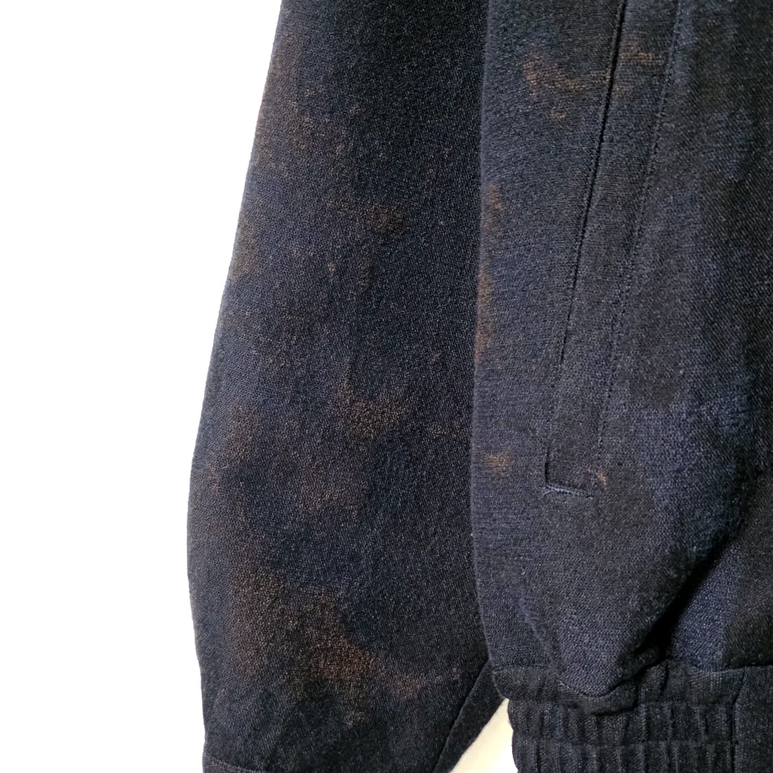 [M] 요크 22AW 자카드 루즈드 집 블루종 자켓 네이비 상품이미지3