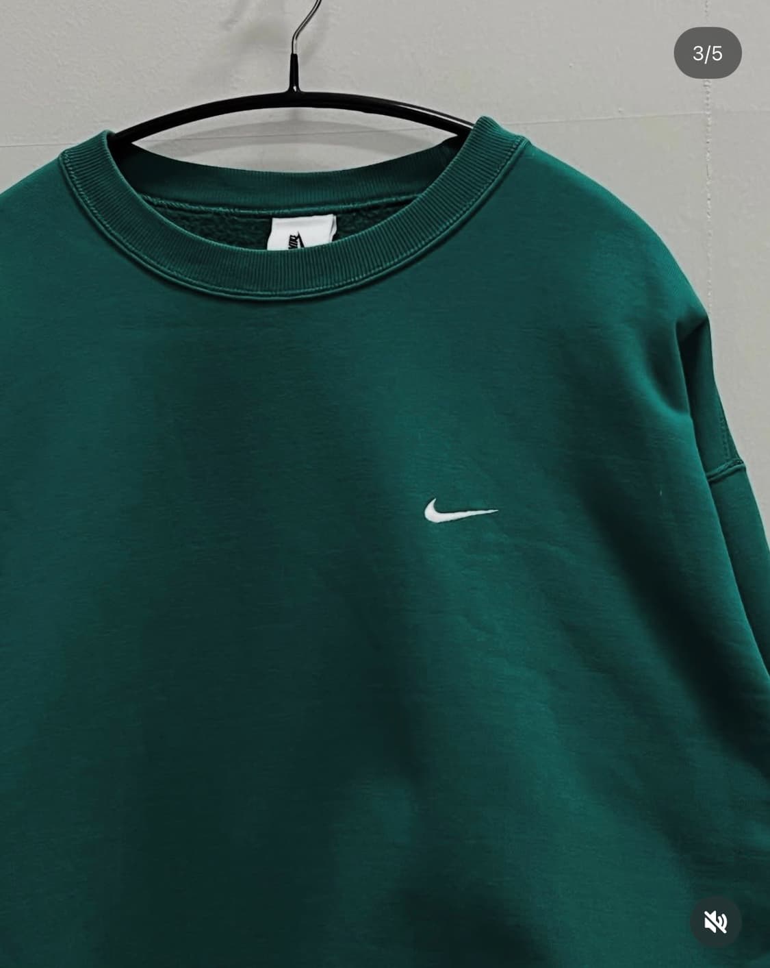 나이키 NRG 솔로 스우시 크루 플리스 미스틱 그린 상품이미지3