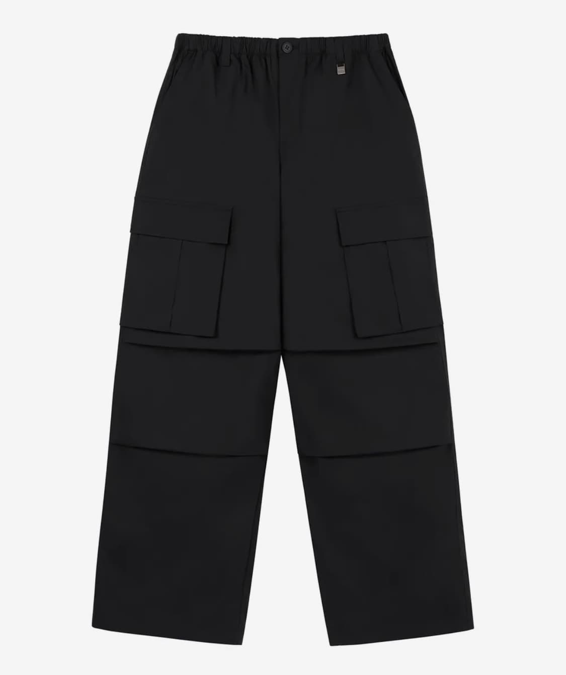 락케이크 파라슈트 카고 스트링 팬츠 블랙 S 상품이미지2