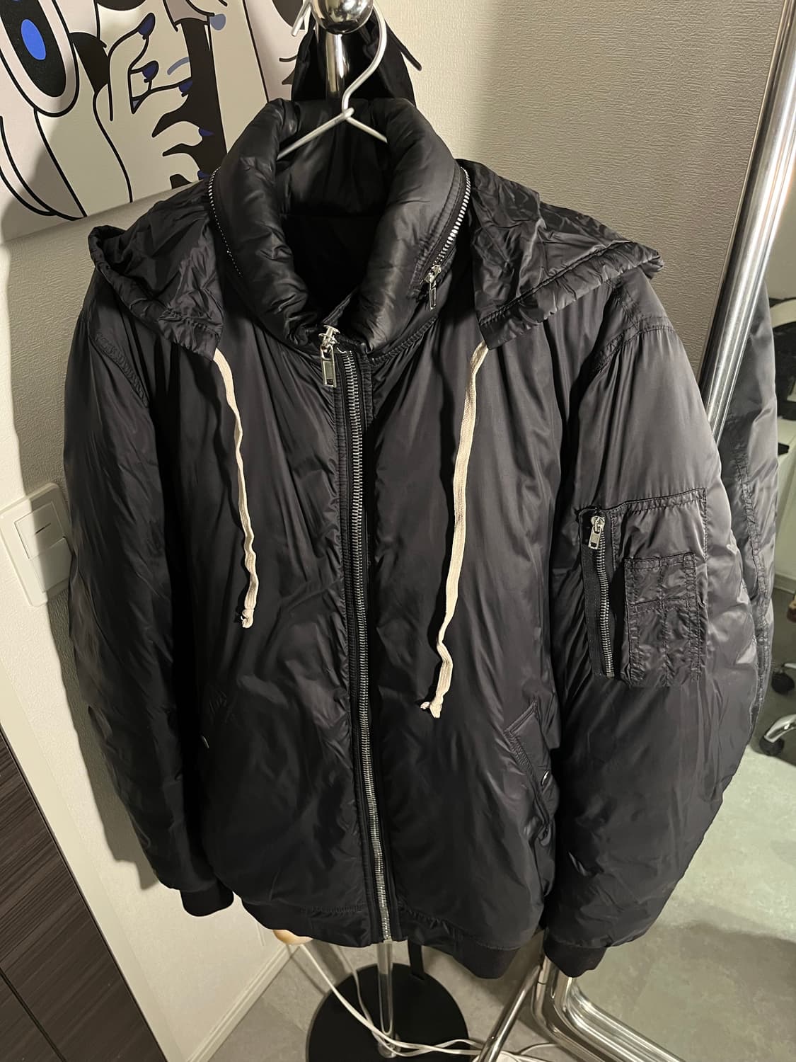 Rick Owens 18aw hooded down bomber 상품이미지2