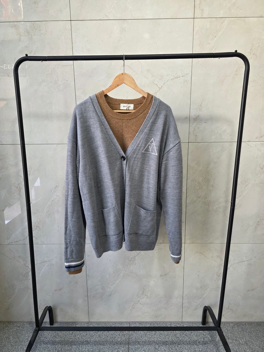 니트+가디건 상품이미지1