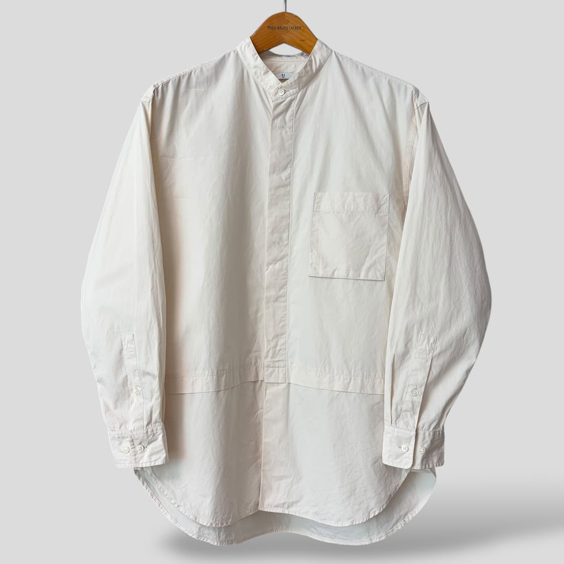 (M)유니클로 +J 수피마코튼 오버사이즈스탠칼라셔츠 상품이미지1