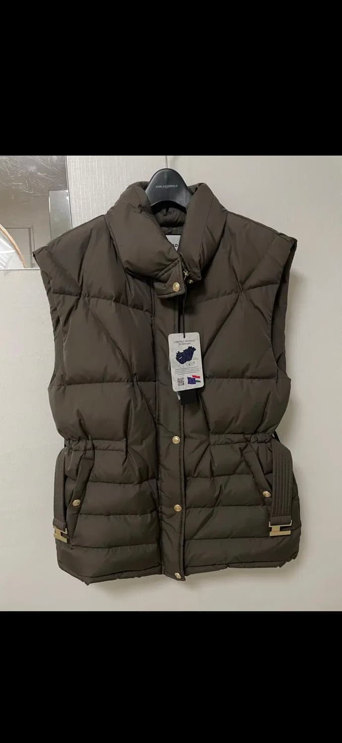 [새상품]칼라거펠드 구스 다운 조끼 패딩 55 상품이미지1