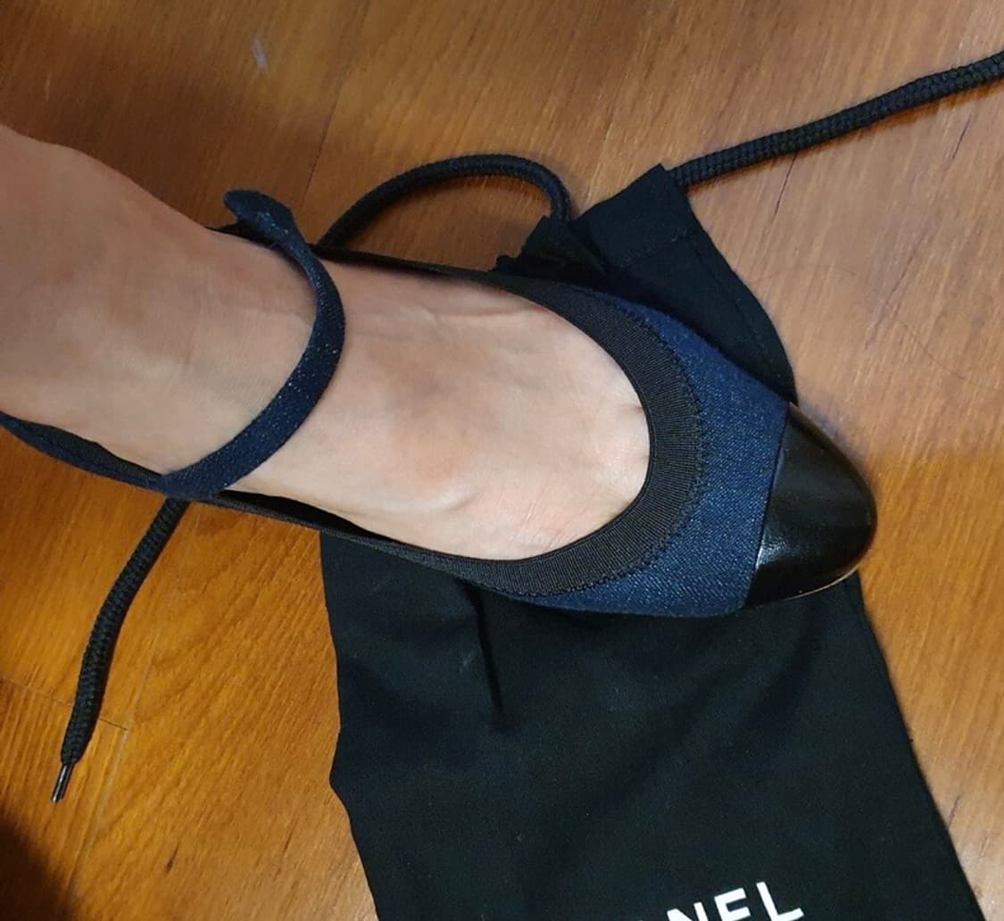 샤넬 빈티지 밴딩 슈즈 상품이미지7