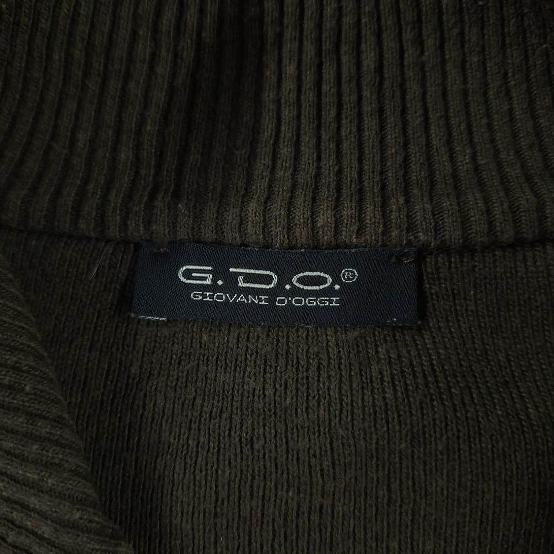 빈티지 카키 멀티포켓 올드스쿨 스트릿 하이넥 니트집업 XL 상품이미지7