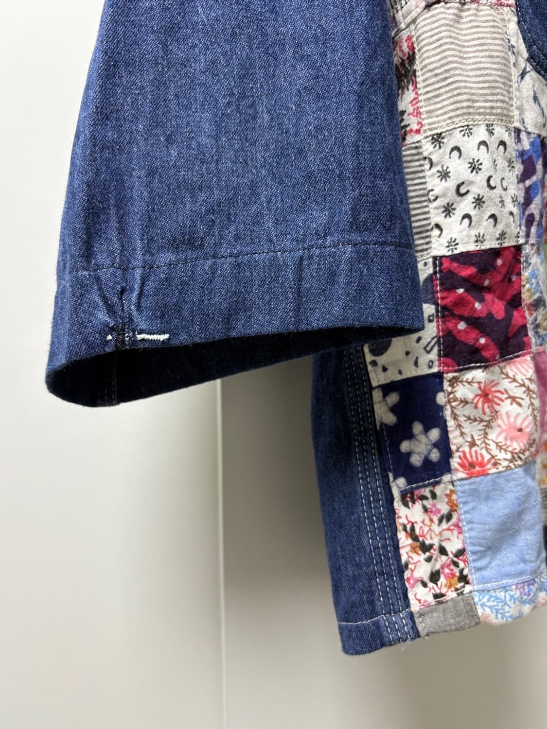 블루블루 재팬 패치워크 셔츠 상품이미지5