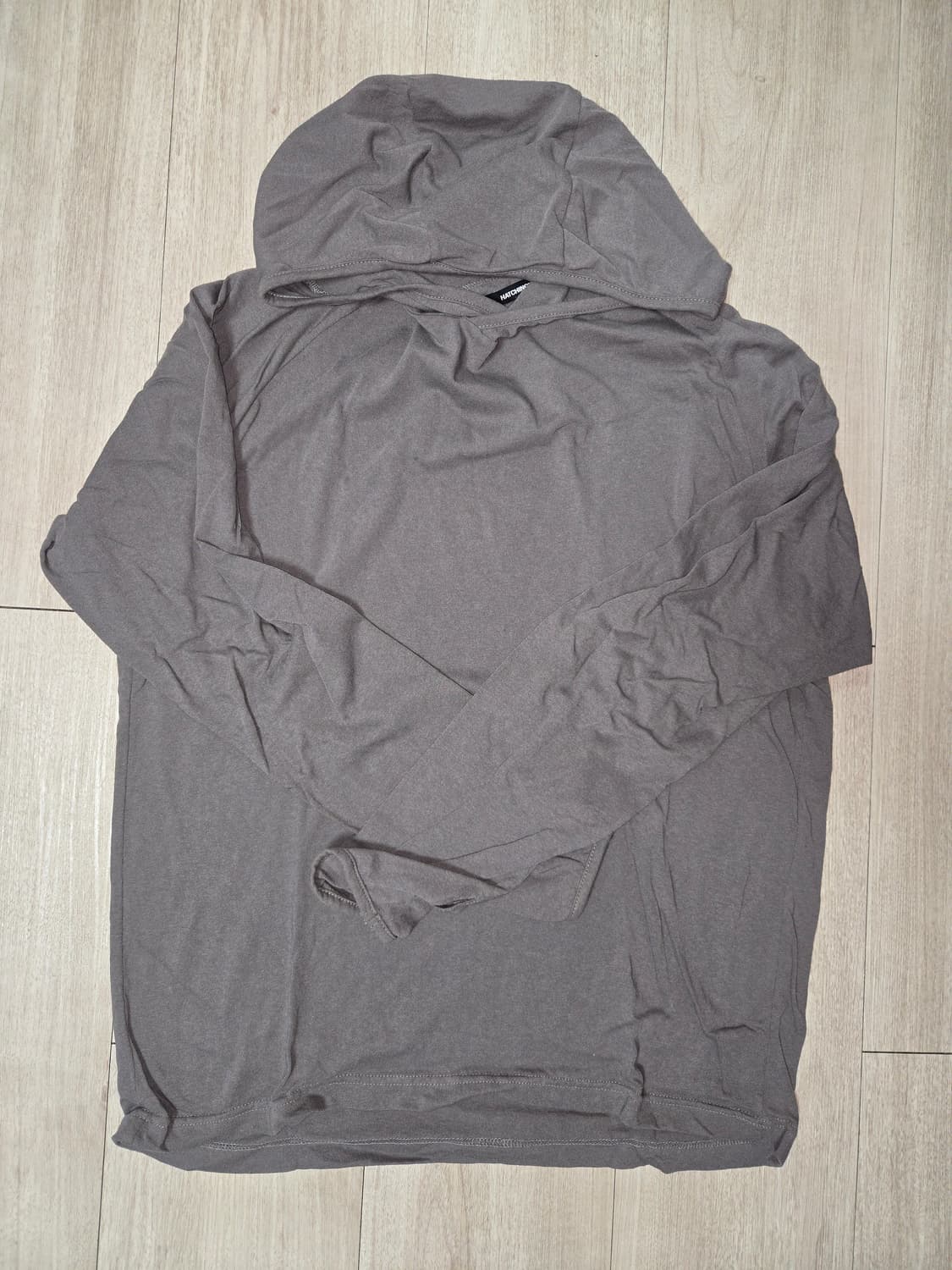 해칭룸 Base Hoodie Grey  상품이미지2