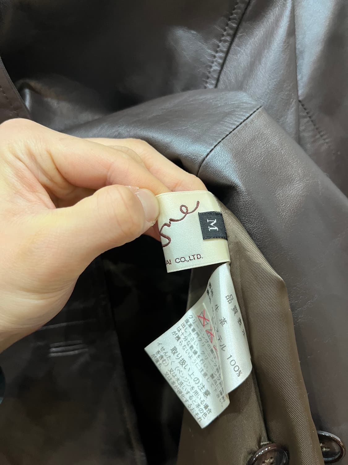 Made in JAPAN 소가죽 레더 자켓 우먼즈 상품이미지5