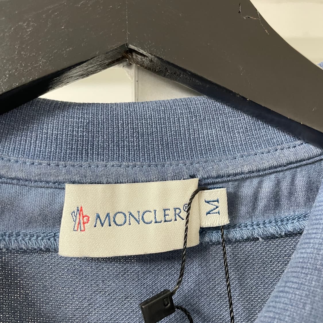 몽클레어 PK 반팔 카라티 블루 M 상품이미지4