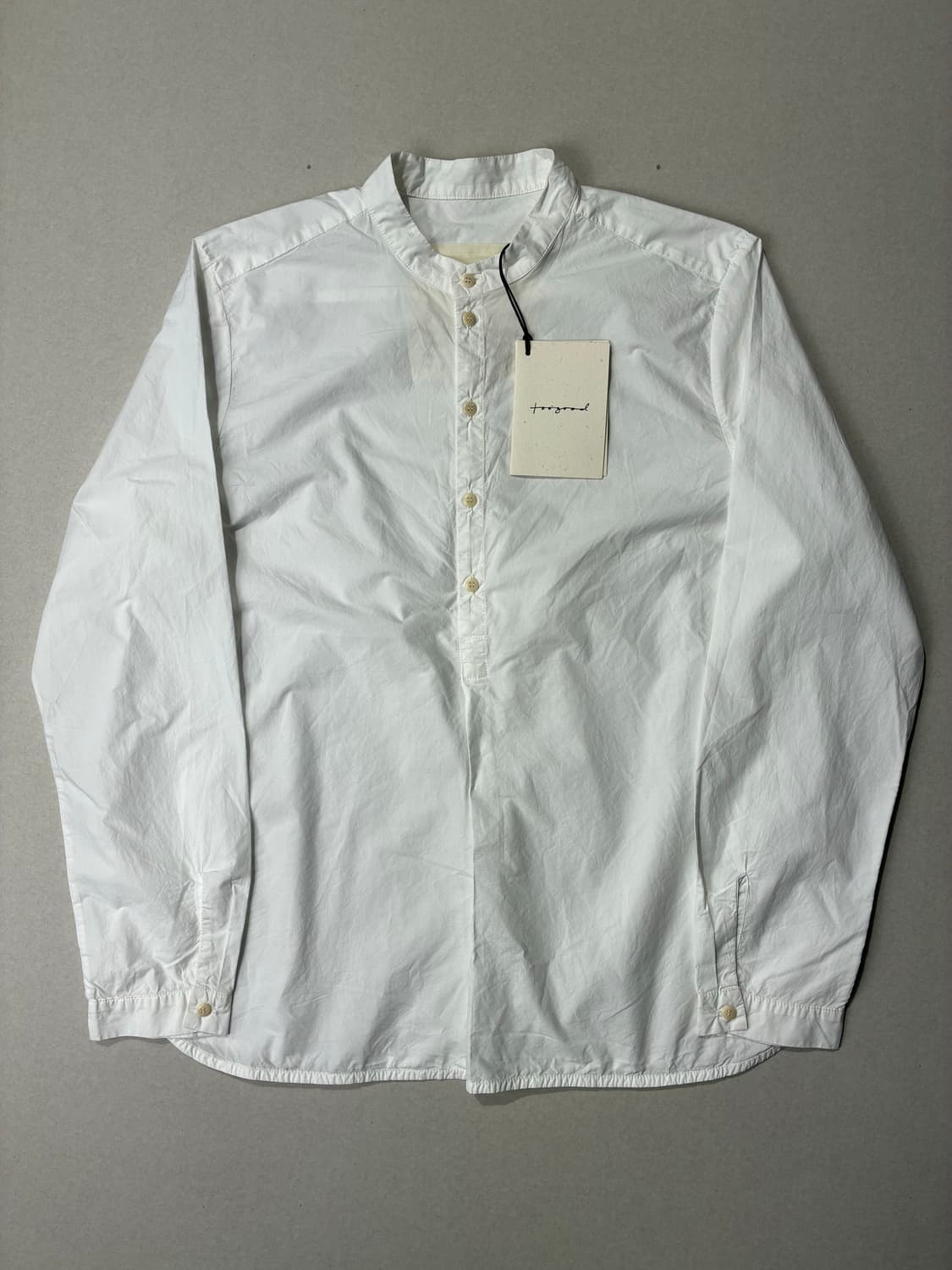 TOOGOOD 투굿 더 보타니스트 셔츠 포플린 화이트 상품이미지1