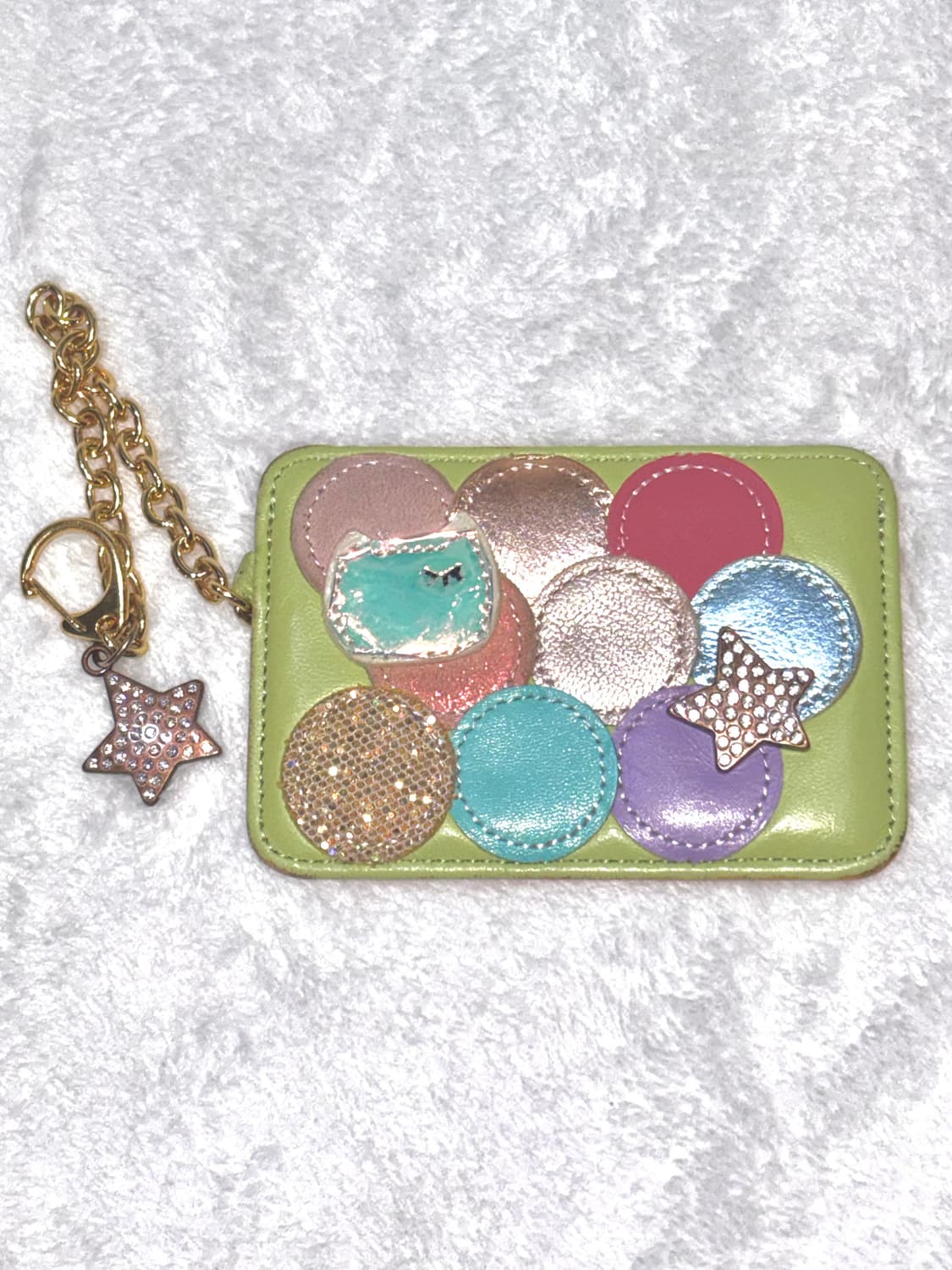 Tsumori Chisato 츠모리 치사토 라임그린 패스케이스 상품이미지3