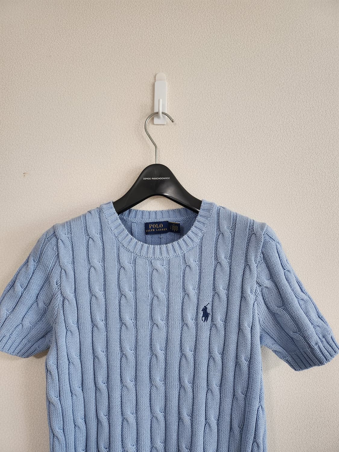 폴로랄프로렌 케이블반팔니트 (L 상품이미지2
