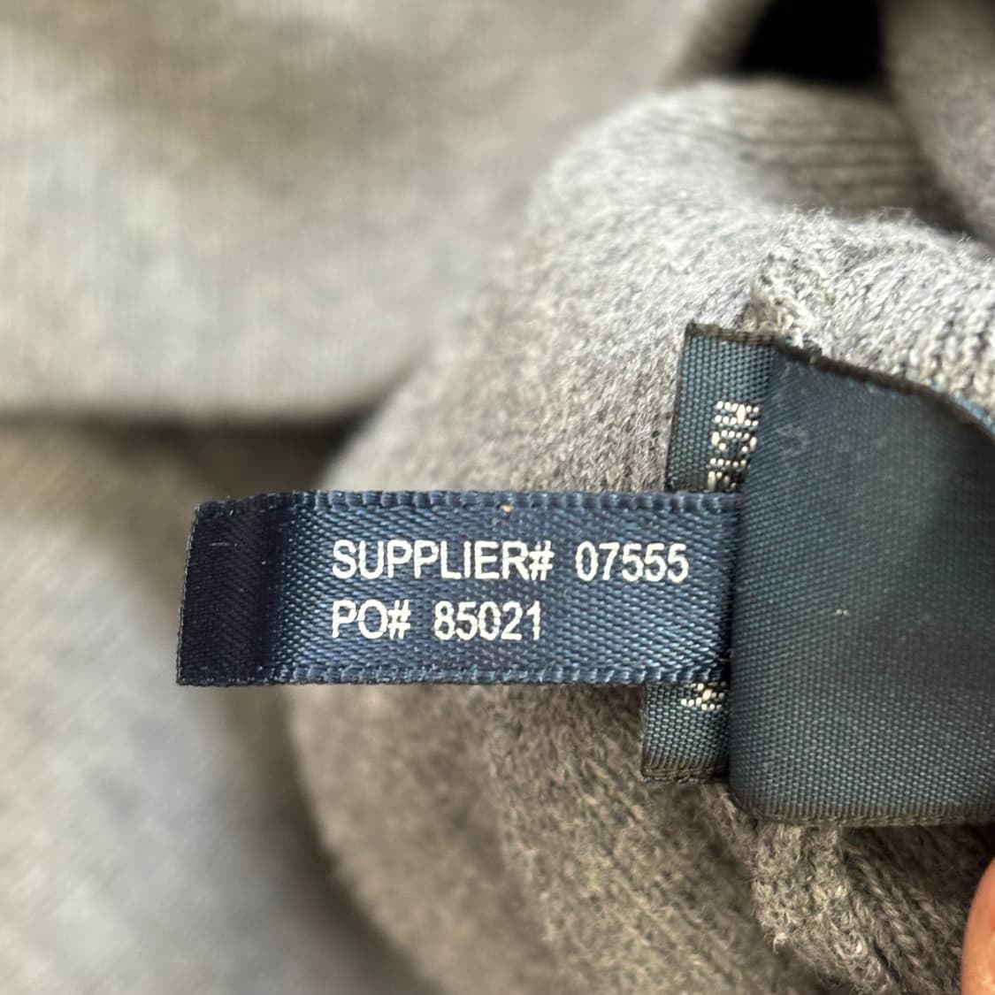 Polo Ralph Lauren 코튼 그레이 라운드넥 니트 상품이미지5