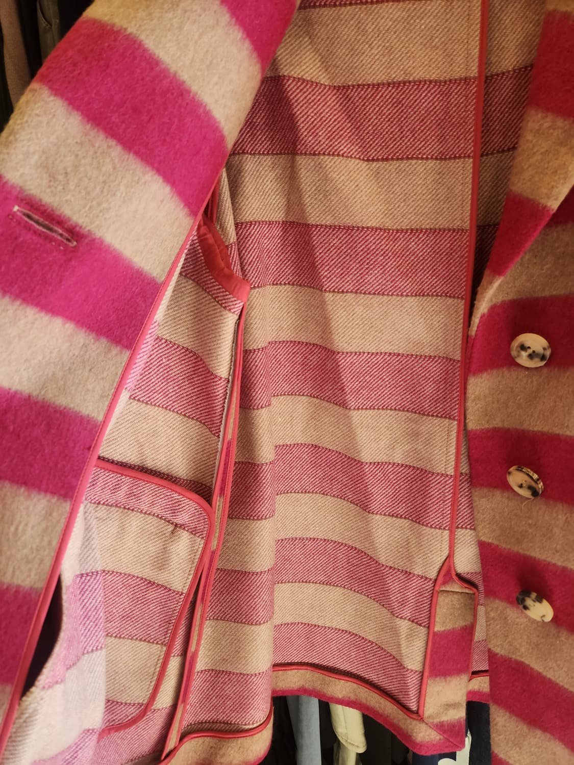 레드발렌티노 핑크 스트라이프 자켓 상품이미지8