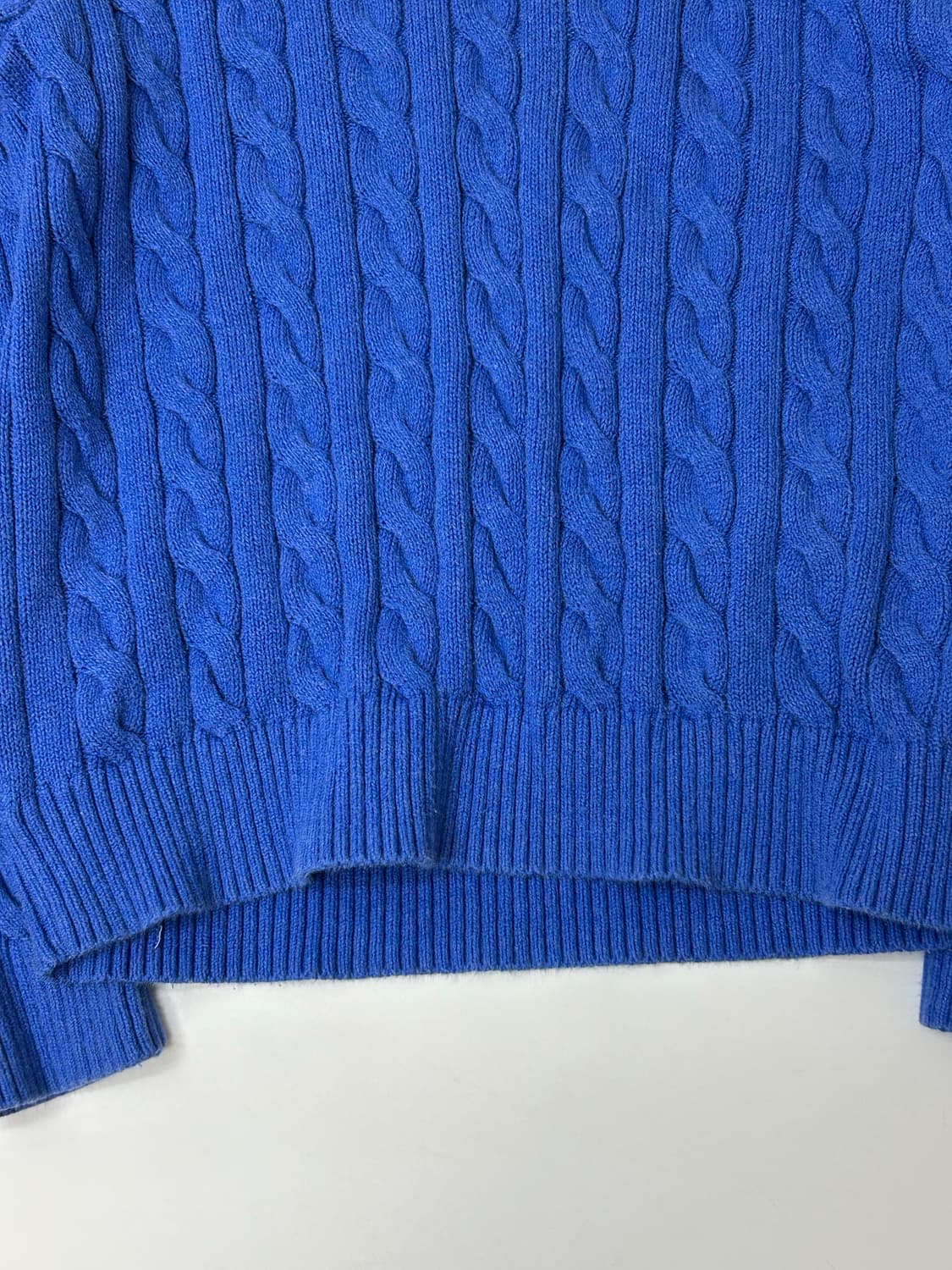 Polo 폴로 블루 케이블 니트  상품이미지5