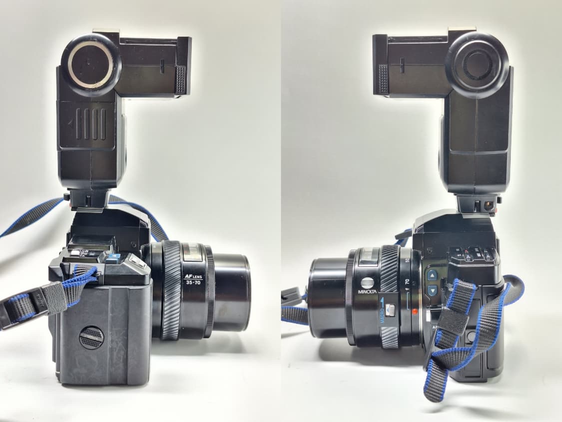 빈티지 필름카메라 풀세트/미놀타 a-7000 35-70mm 가방 스트로브 상품이미지8