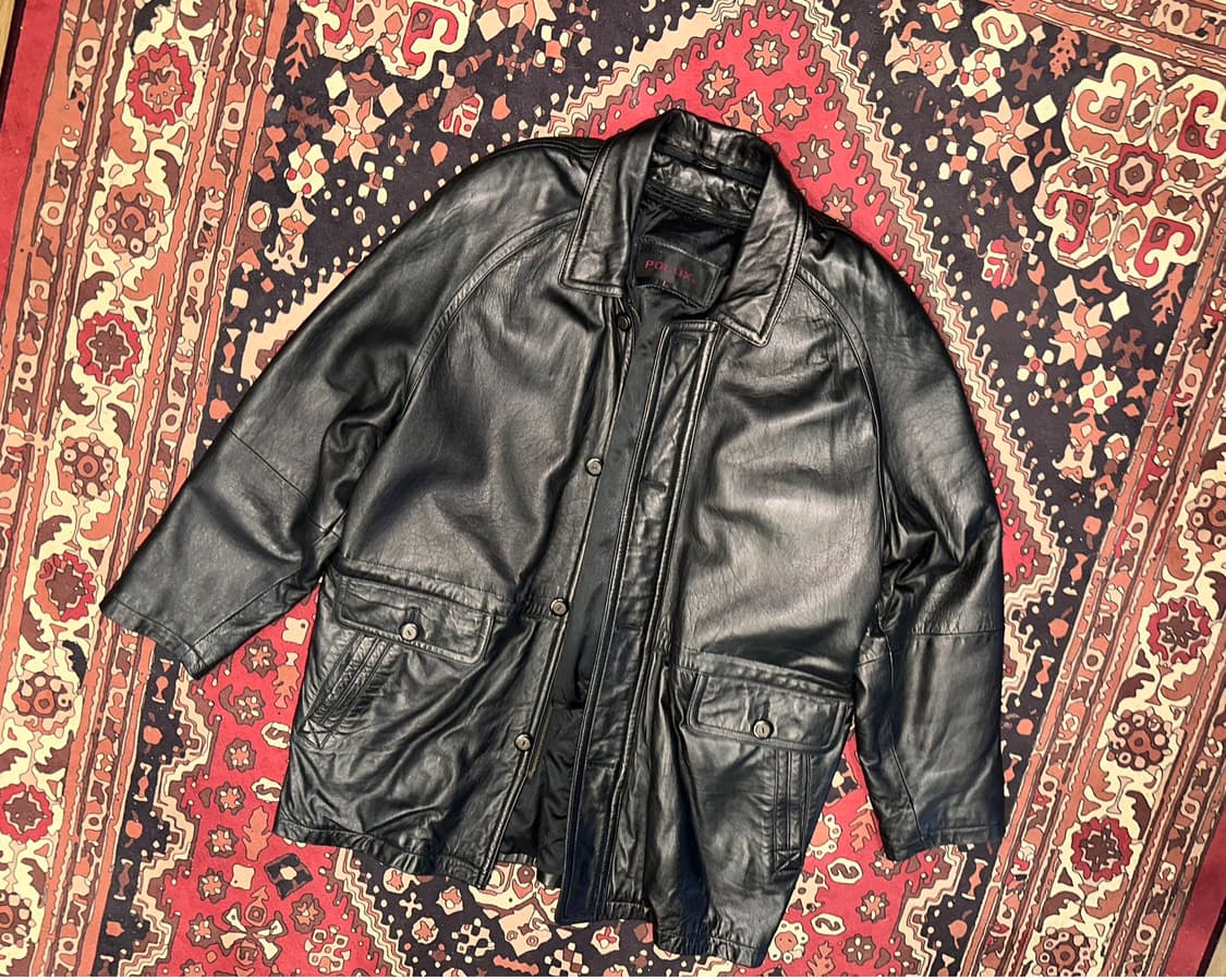 ( XL-2XL ) 가죽하프 양가죽자켓 가죽코트 가죽카코트 레더자켓 상품이미지6