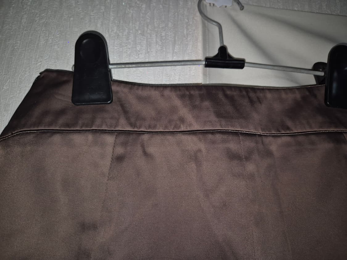 브라운 미디 플레어 스커트 상품이미지2