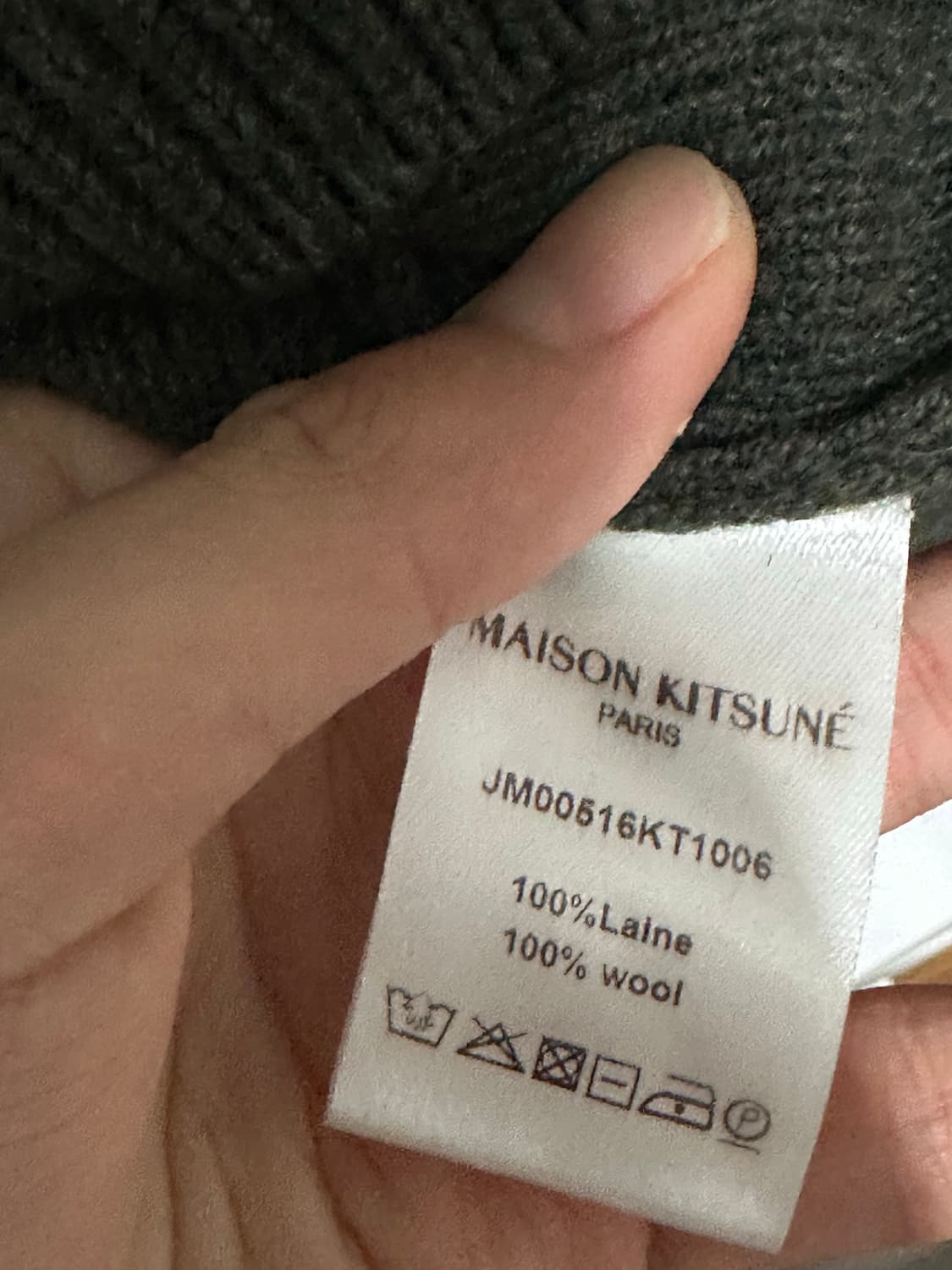 메종키츠네 니트 L 상품이미지3