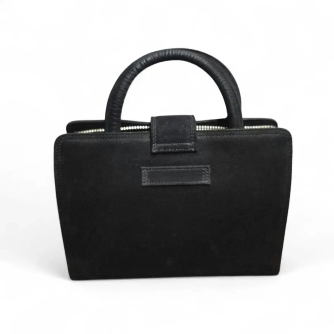 장폴고티에 스웨이드 벨티드 핸드백 상품이미지2