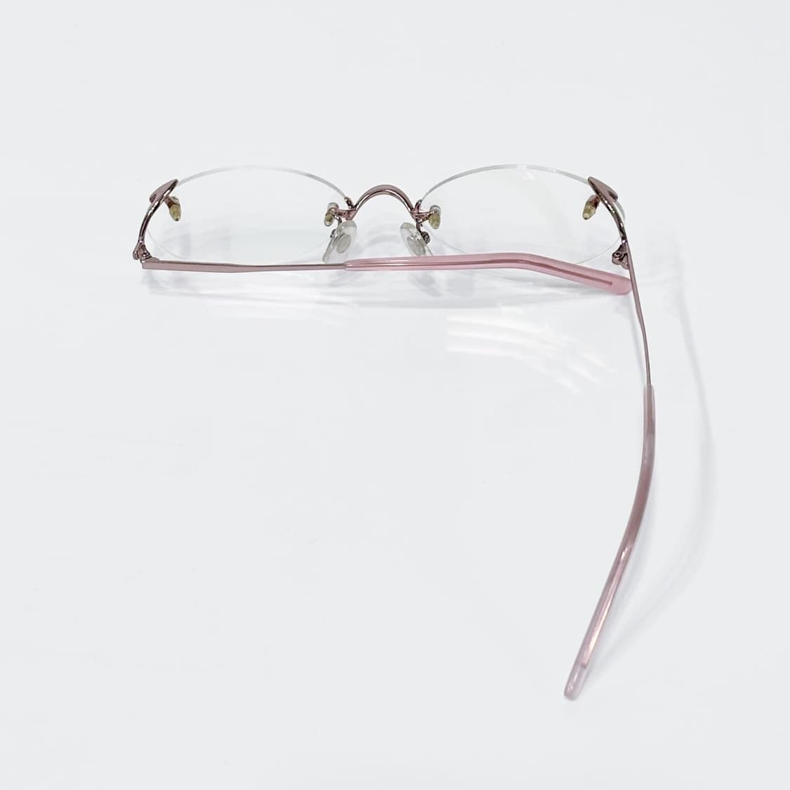 ODYSSEY 핑크 무테 데드스탁 빈티지안경 상품이미지3