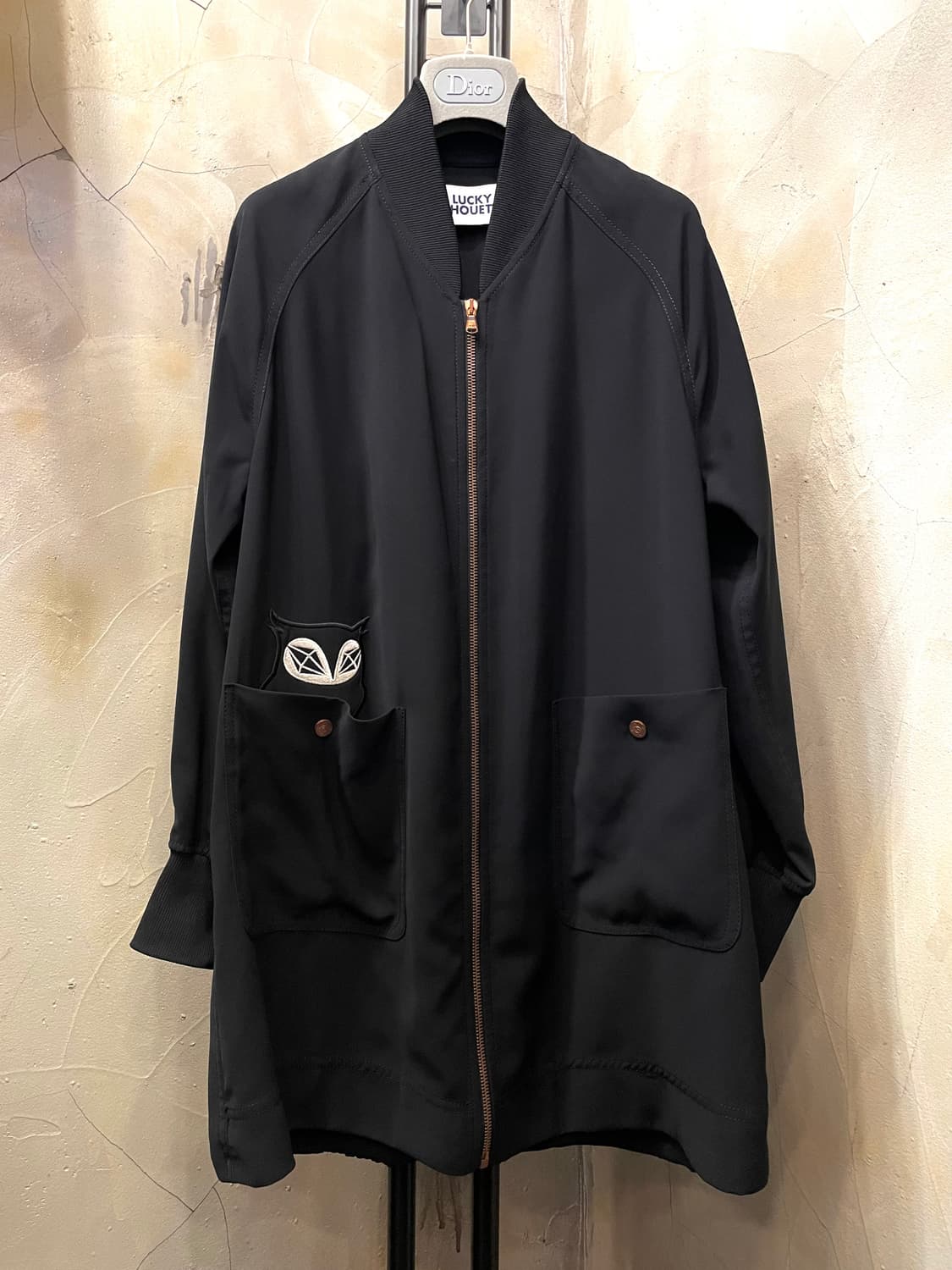 럭키슈에뜨 폴리 롱 점퍼 집업코트 55~66 상품이미지1