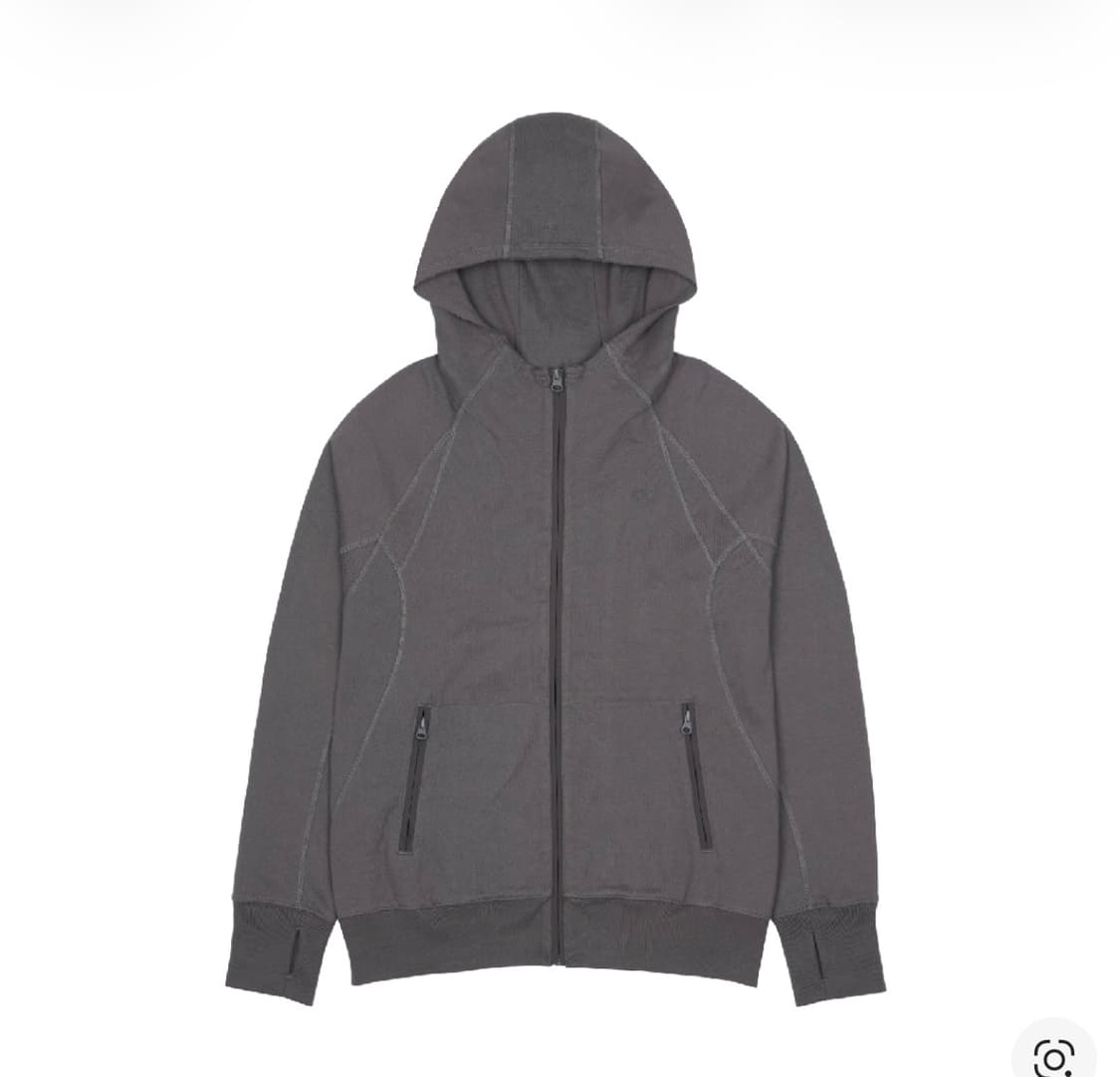 산산기어 슬링 집업 후디 차콜 사이즈 2 상품이미지1