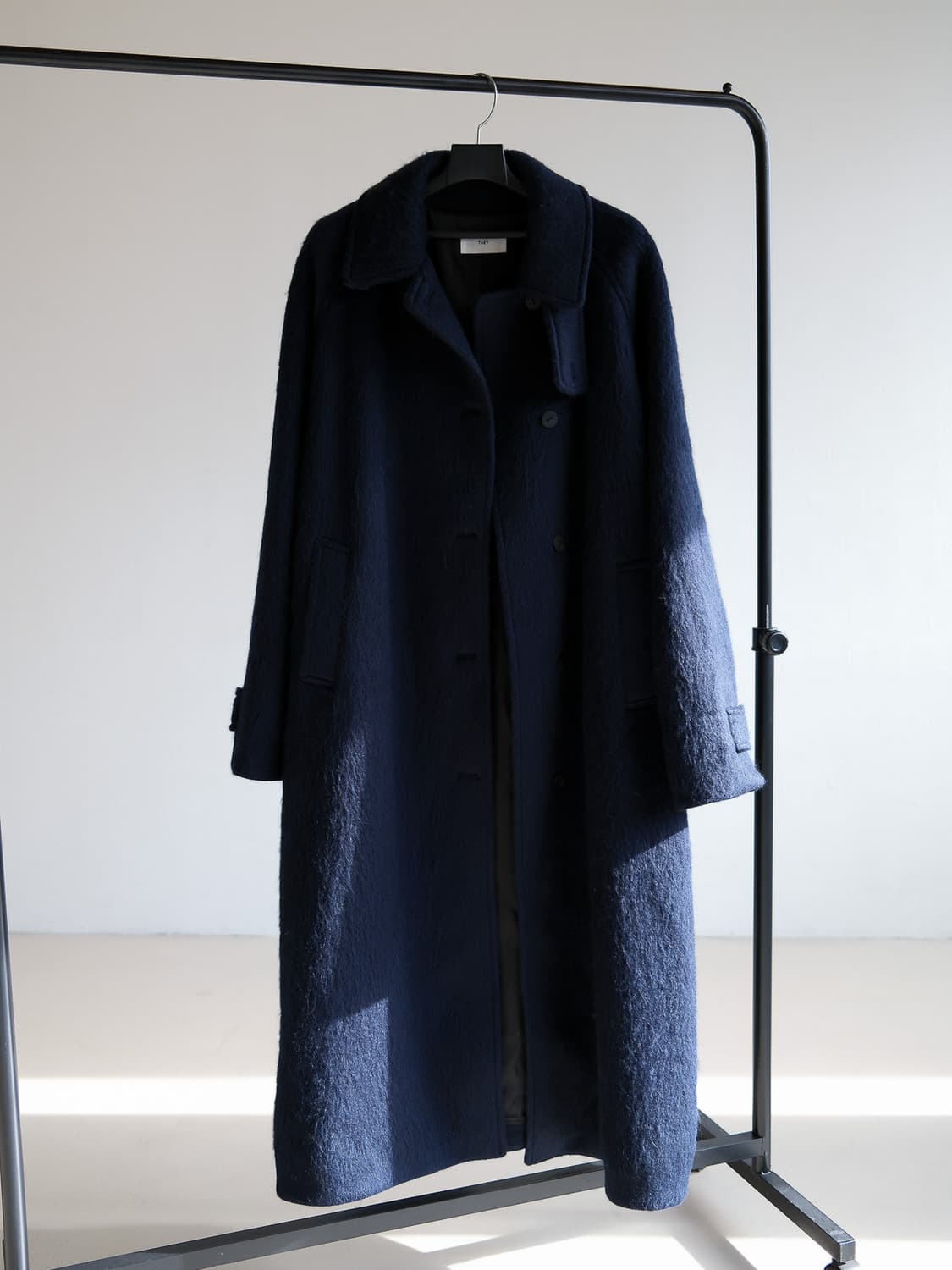 Taey 태이 코트 overfit alpaca coat (navy) 상품이미지2