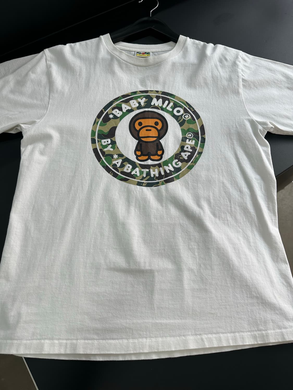 베이프 퍼스트카모 마일로 비지웍스 반팔티 상품이미지4