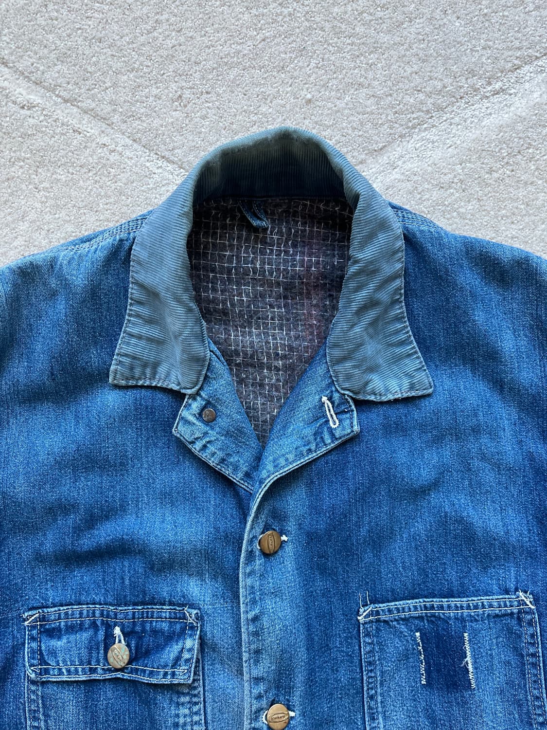 60s 칼하트 블랭킷 라이너 데님 초어 자켓 (105) 상품이미지3