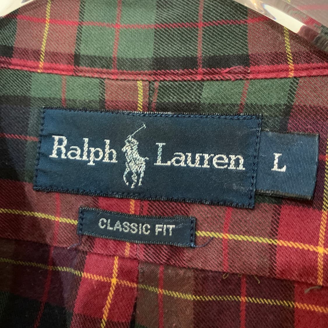 L 폴로랄프로렌 클래식핏 타탄 체크 셔츠 남방 상품이미지4