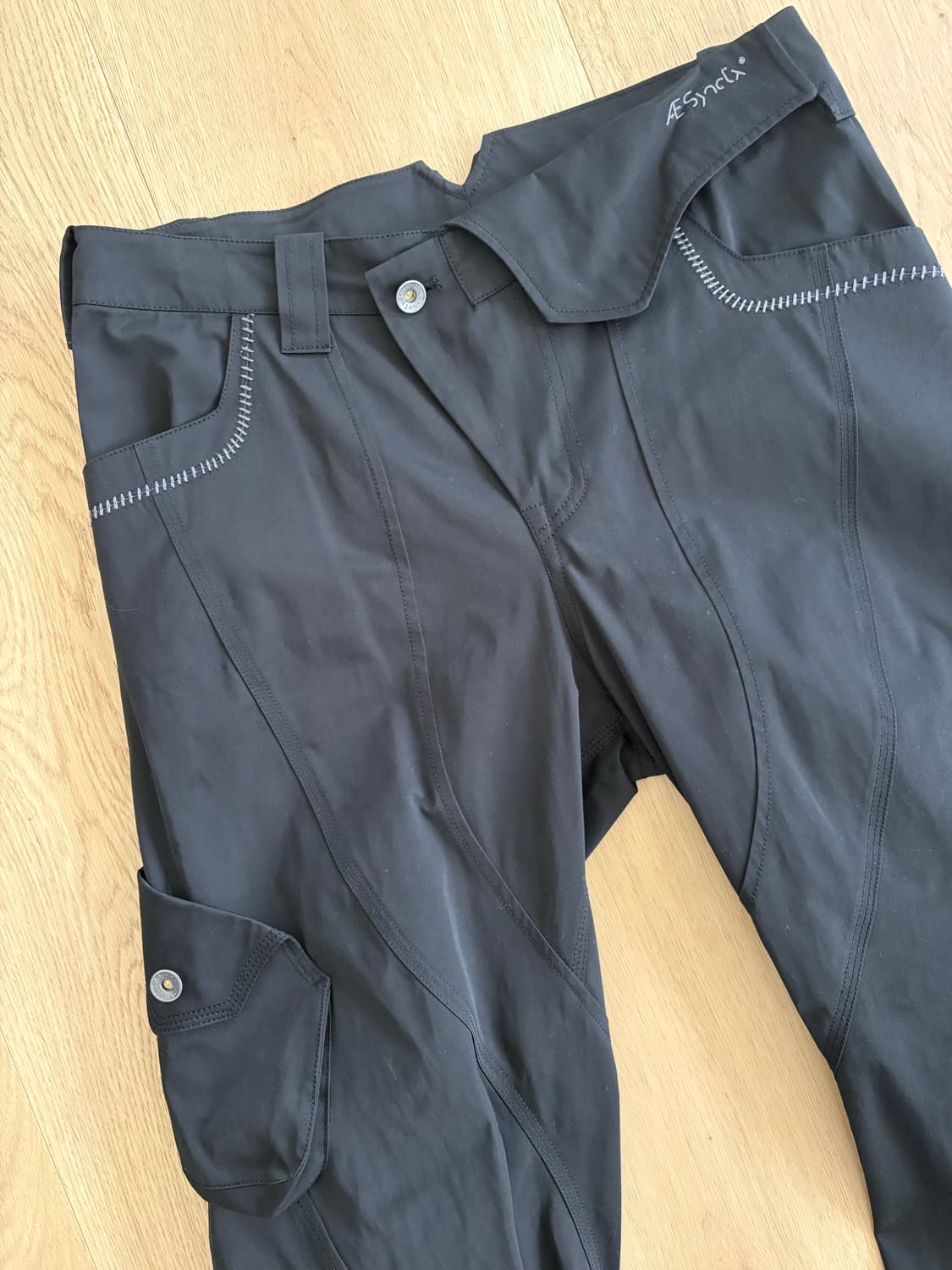 Aesynctx C 와이드 팬츠 블랙 상품이미지5