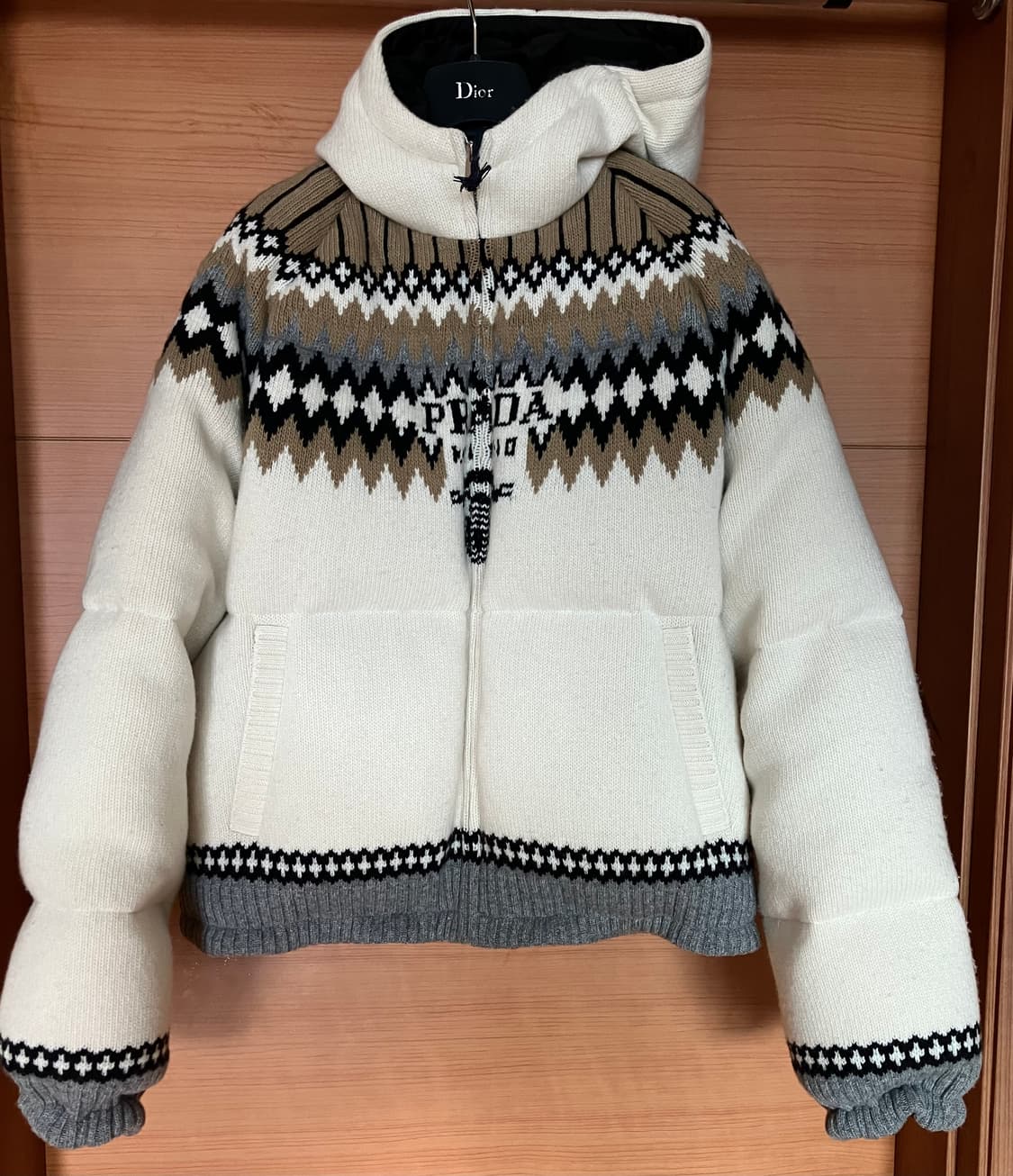 프라다 인타르시아 니트 패딩 상품이미지2