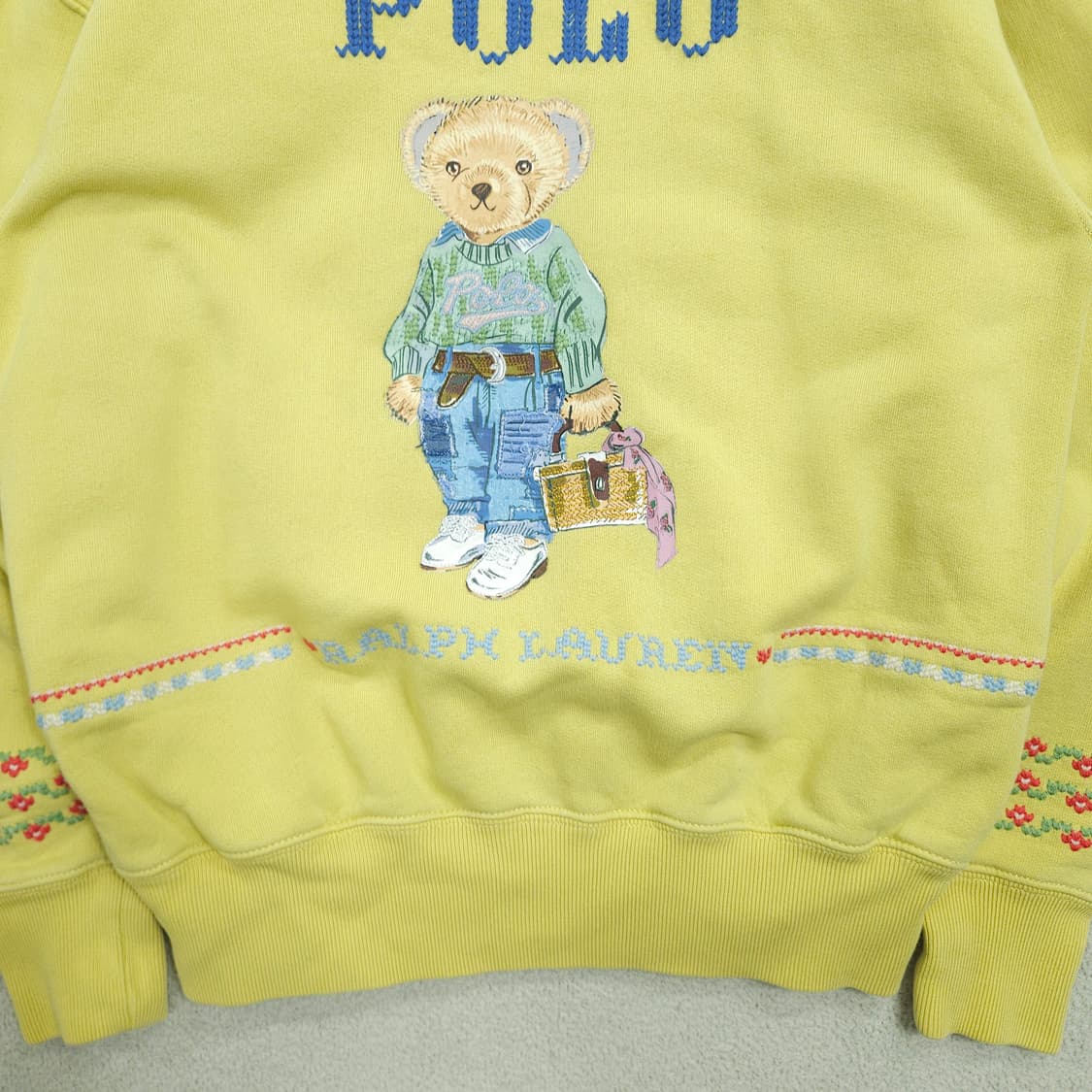 폴로 랄프 로렌 폴로 베어 맨투맨 XS 상품이미지5