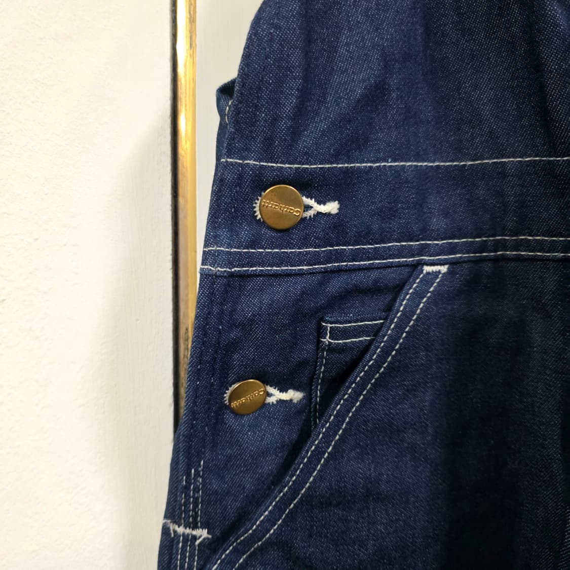 칼하트 멕시코 R08 데님 오버롤 팬츠 멜빵바지 32x32 상품이미지8