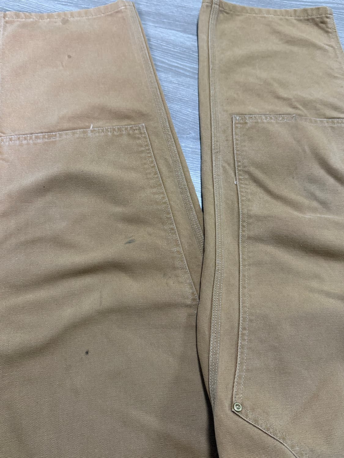 90s USA 칼하트 더블니 브라운 95년 생산 36x30 상품이미지4